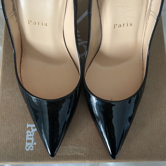 Christian Louboutin SO KATE black patent 120 - Picture 2 of 5